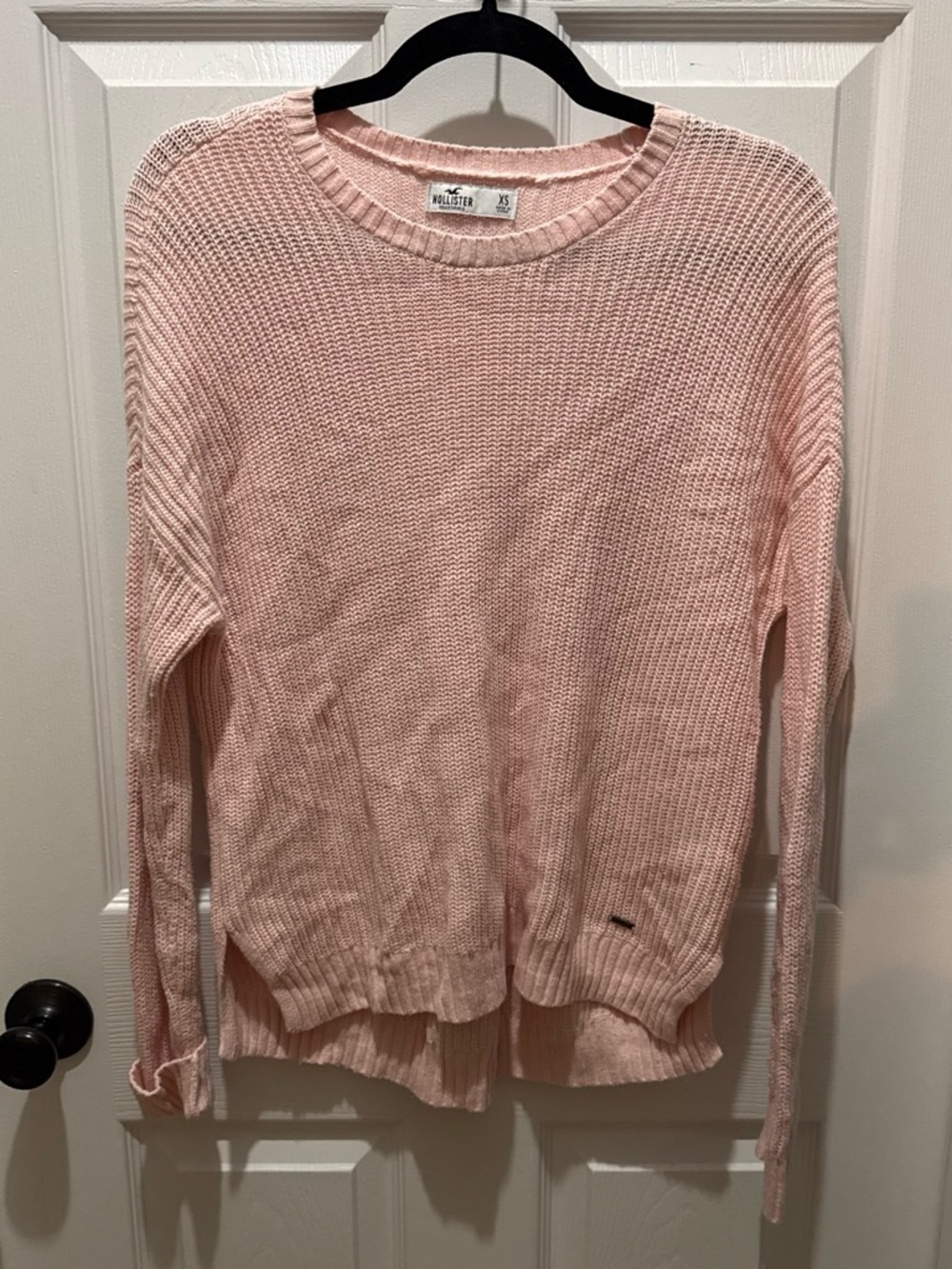 Hollister Soft Light Pink Crewneck Sweater